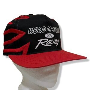Vintage 90s Ford Racing Nascar SnapBack Hat